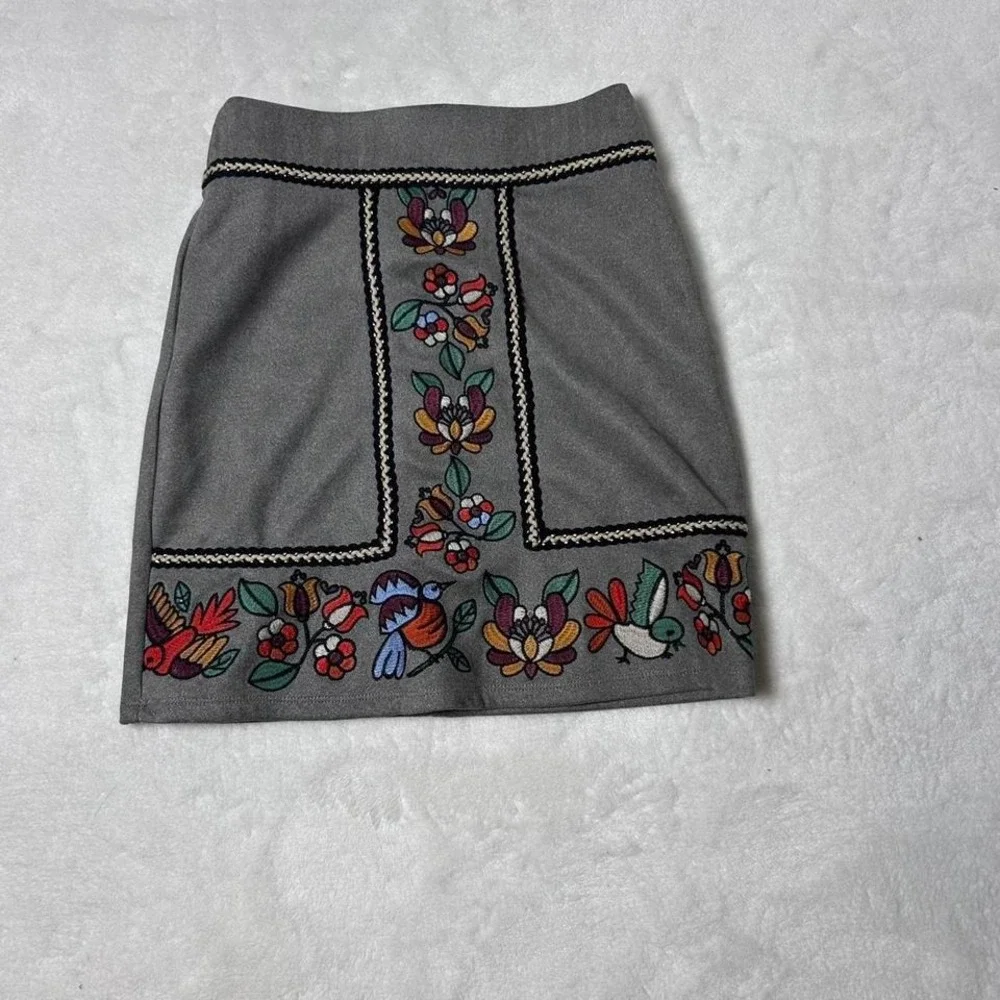 Blair Plaid Midi‎ Skirt Medium Wool Blend Pull On USA Made Dark Preppy Academia